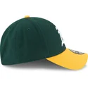 new-era-curved-brim-9forty-the-league-oakland-athletics-mlb-green-and-yellow-adjustable-cap