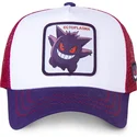 weisse-rote-und-violette-trucker-kappe-gengar-gen1-pokemon-von-capslab