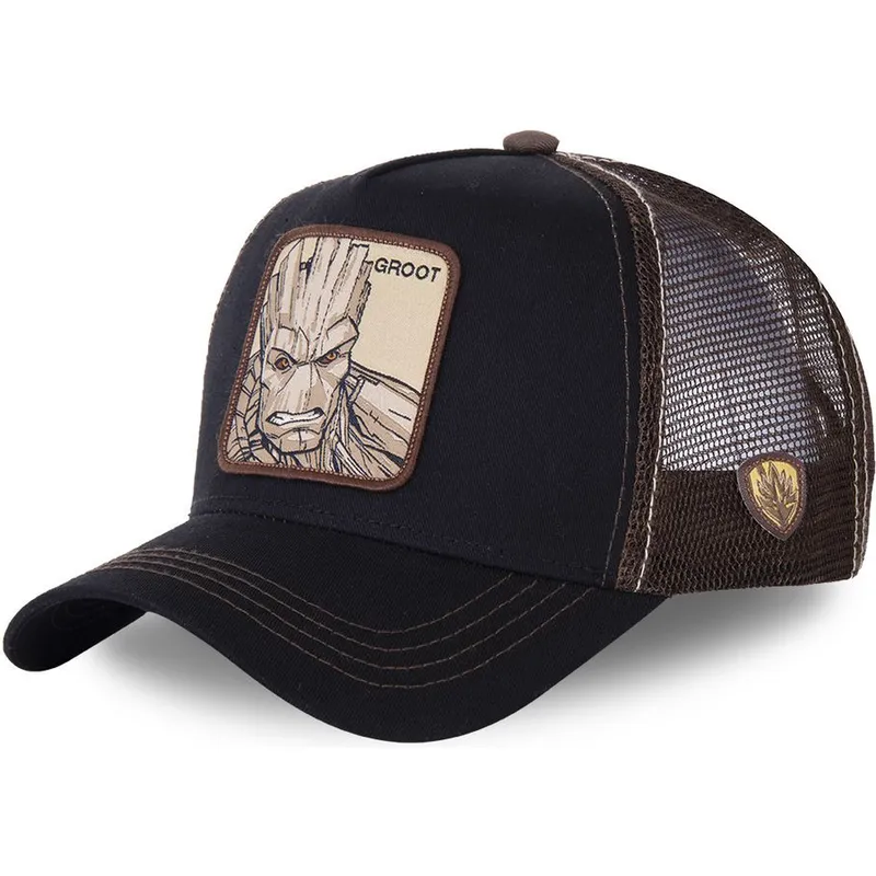 mutzen-gebogen-schwarz-snapback-groot-marvel-comics-von-capslab