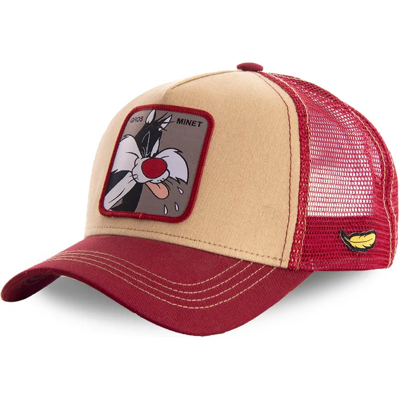 mutzen-gebogen-orange-snapback-silvester-looney-tunes-von-capslab mutzen-gebogen-orange-snapback-silvester-looney-tunes-von-capslab