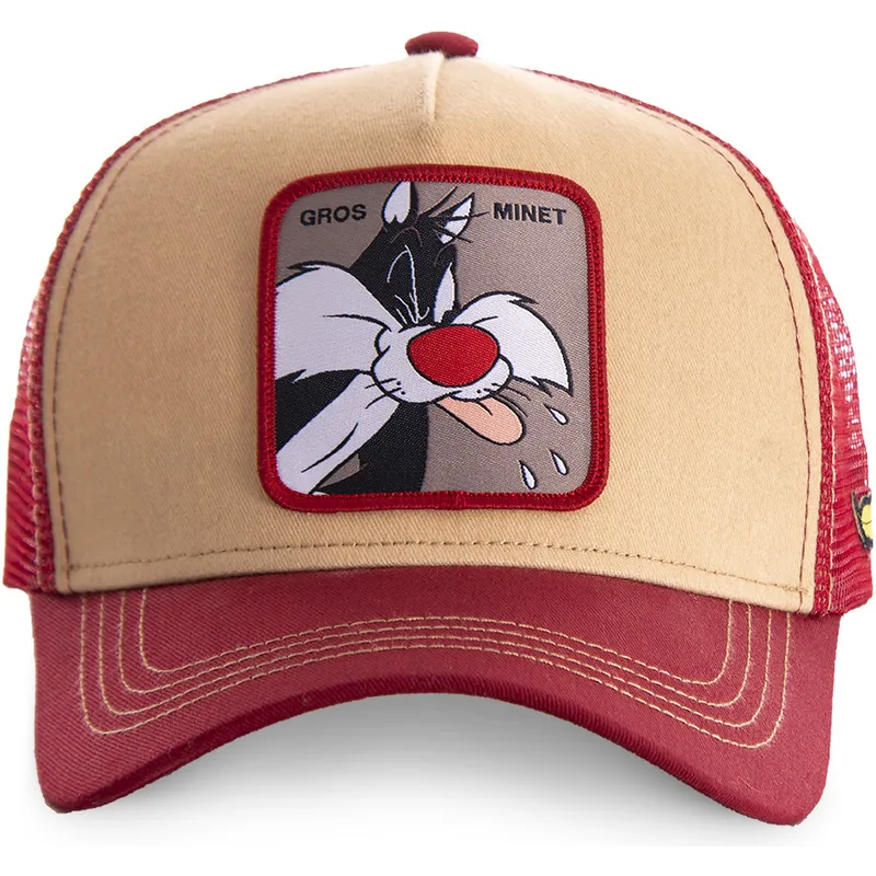 mutzen-gebogen-orange-snapback-silvester-looney-tunes-von-capslab mutzen-gebogen-orange-snapback-silvester-looney-tunes-von-capslab