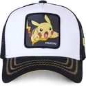 capslab-pikachu-pik5-pokemon-vit-och-svart-truckerkeps