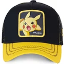 casquette-trucker-noire-et-jaune-pikachu-pik6-pokemon-capslab