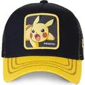 schwarze-und-gelbe-trucker-kappe-pikachu-pik6-pokemon-von-capslab