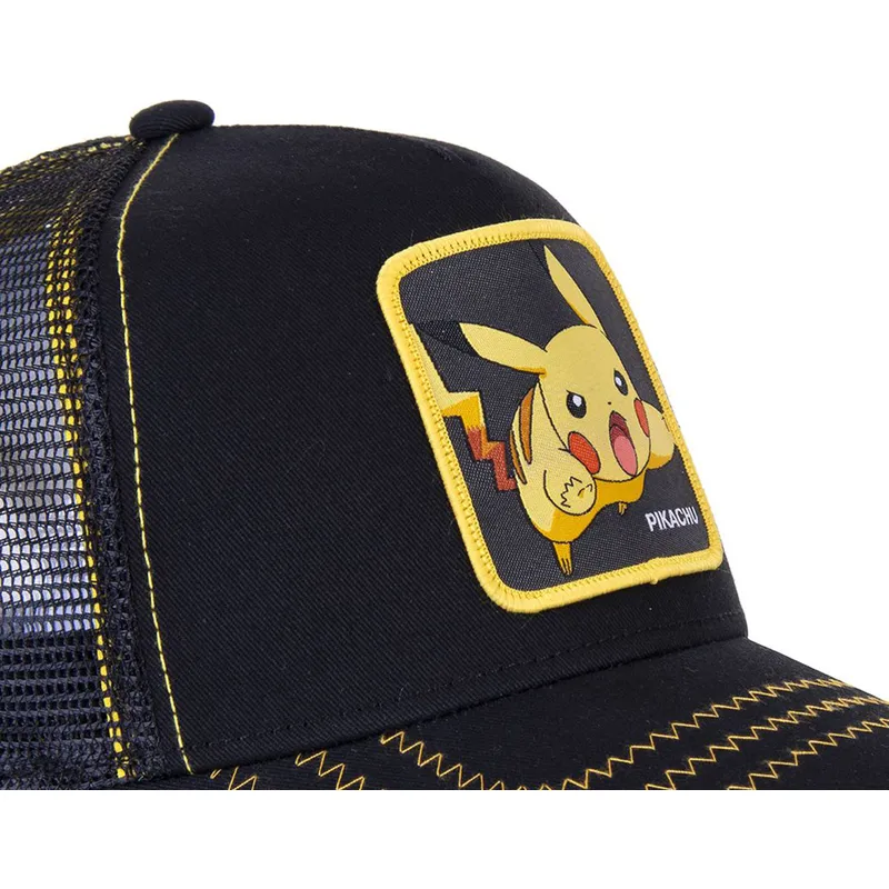 svart-trucker-keps-pikachu-pik7-pokemon-fran-capslab