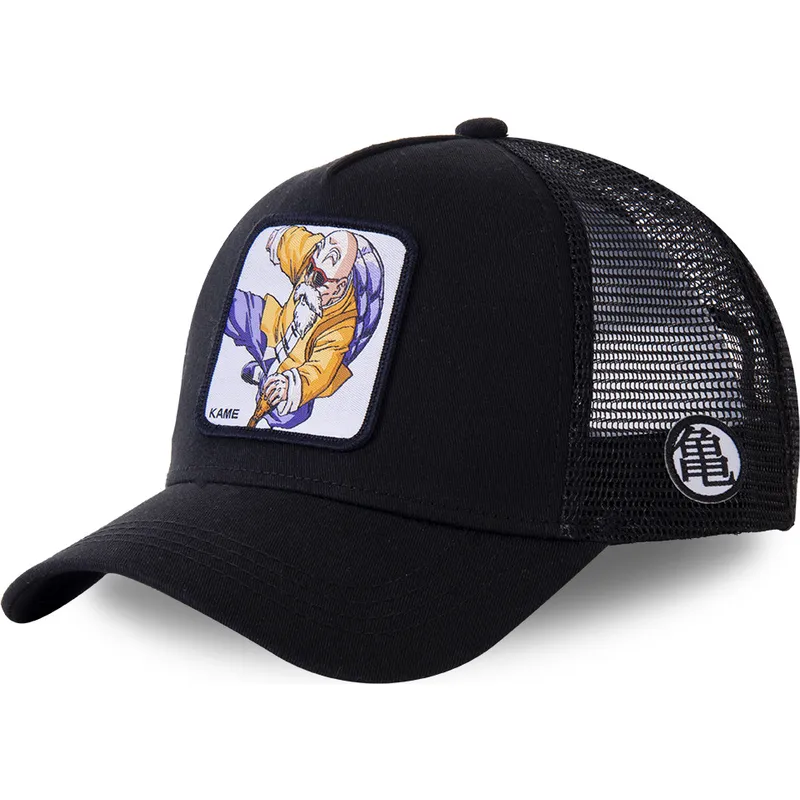 mutzen-gebogen-schwarz-snapback-master-roshi-dragon-ball-von-capslab mutzen-gebogen-schwarz-snapback-master-roshi-dragon-ball-von-capslab