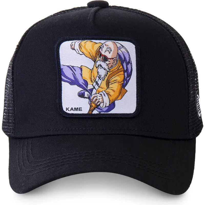mutzen-gebogen-schwarz-snapback-master-roshi-dragon-ball-von-capslab mutzen-gebogen-schwarz-snapback-master-roshi-dragon-ball-von-capslab