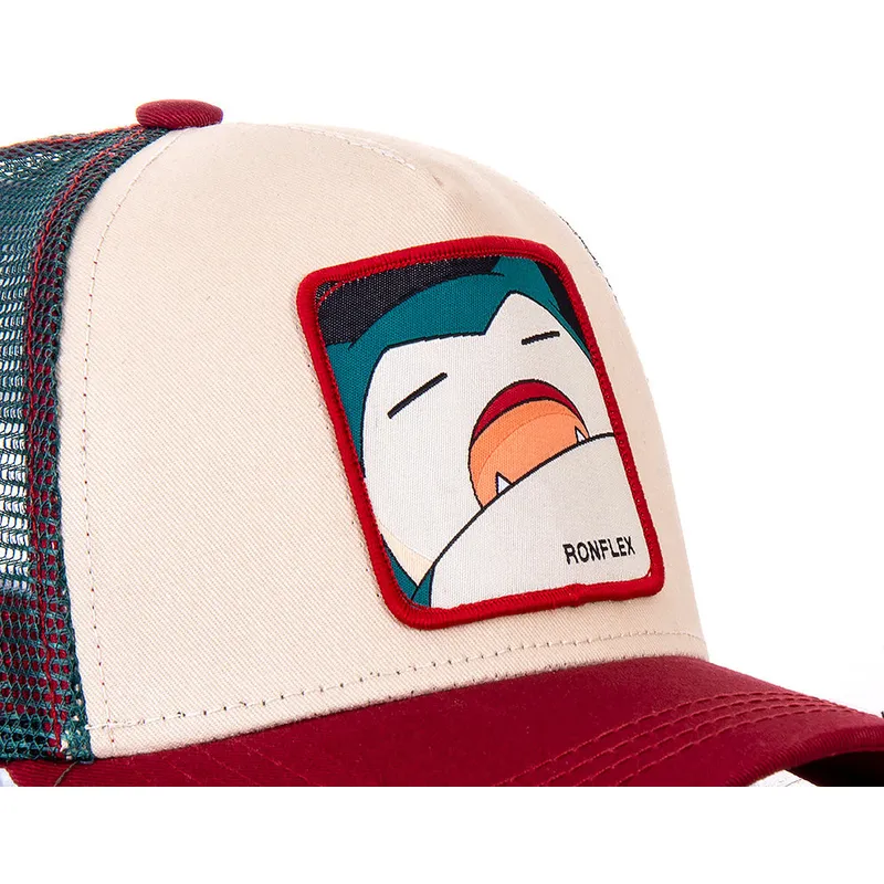 mutzen-gebogen-beige-snapback-snorlax-pokemon-von-capslab mutzen-gebogen-beige-snapback-snorlax-pokemon-von-capslab