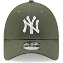 cappellino-curvo-verde-regolabile-9forty-league-essential-dei-new-york-yankees-mlb-di-new-era
