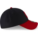 marineblaue-und-rote-verstellbare-9forty-the-league-cleveland-indians-mlb-kappe-von-new-era