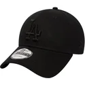 gorra-curva-negra-ajustable-con-logo-negro-9forty-league-essential-de-los-angeles-dodgers-mlb-de-new-era