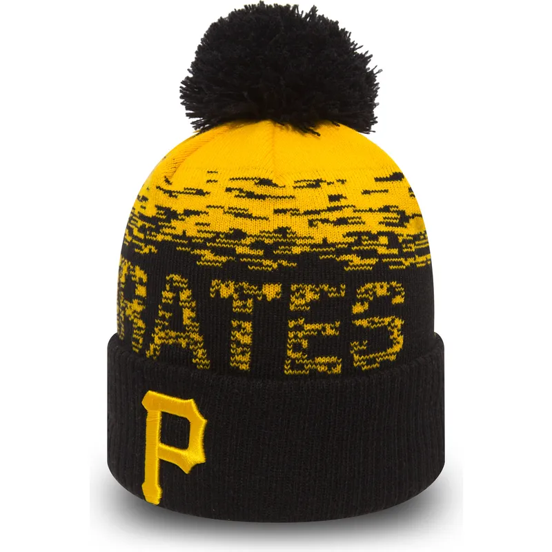 mutzen-pompon-gelb-cuff-knit-sport-der-pittsburgh-pirates-mlb-von-new-era mutzen-pompon-gelb-cuff-knit-sport-der-pittsburgh-pirates-mlb-von-new-era