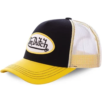 Gorra trucker negra y amarilla COL BLA de Von Dutch