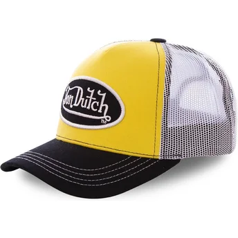 Gorra trucker amarilla, blanca y negra COL YEL de Von Dutch