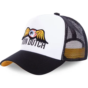 Gorra trucker blanca y negra EYEPAT1 de Von Dutch