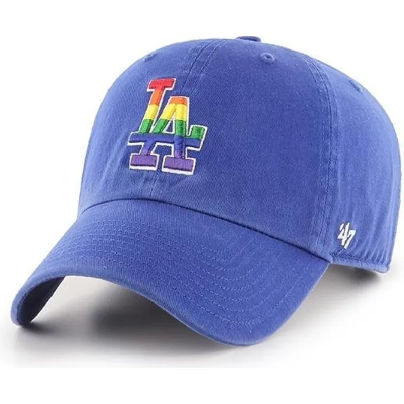 mutzen-gebogen-blau-verstellbares-band-der-los-angeles-dodgers-mlb-von-47-brand mutzen-gebogen-blau-verstellbares-band-der-los-angeles-dodgers-mlb-von-47-brand
