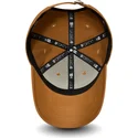 mutzen-gebogen-braun-verstellbares-band-trigo-9forty-league-essential-der-new-york-yankees-mlb-von-new-era