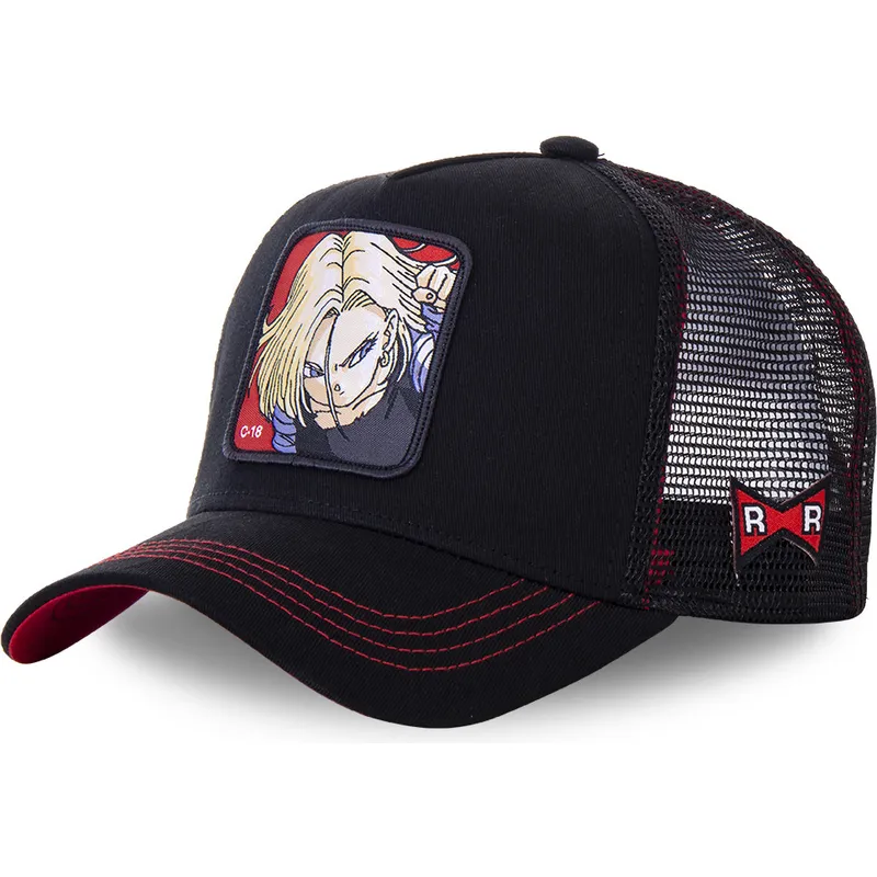 gorra-trucker-negra-androide-c-18-c18b-dragon-ball-de-capslab