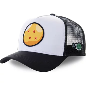 Capslab Four-Star Dragon Ball CRI2 Dragon Ball White and Black Trucker Hat
