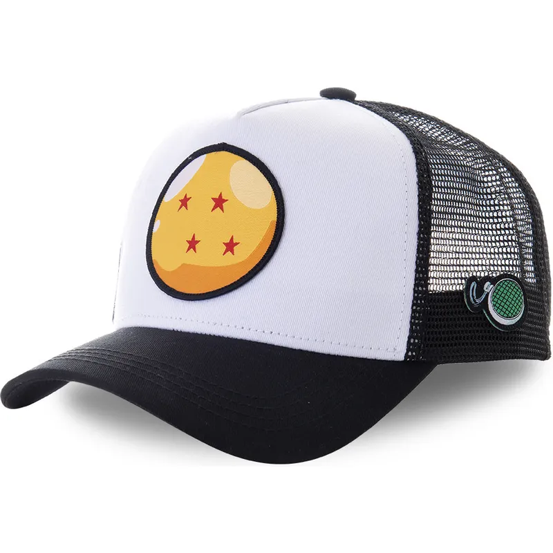 mutzen-gebogen-weiss-snapback-bola-dragonball-4-sterne-dragon-ball-von-capslab mutzen-gebogen-weiss-snapback-bola-dragonball-4-sterne-dragon-ball-von-capslab