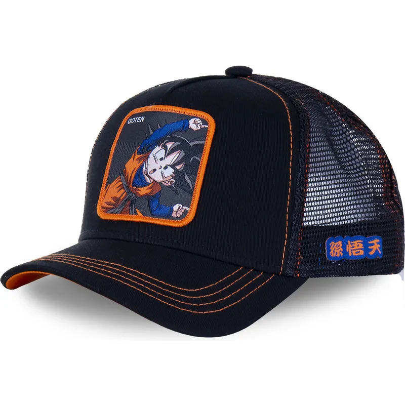 mutzen-gebogen-schwarz-snapback-goten-dragon-ball-von-capslab mutzen-gebogen-schwarz-snapback-goten-dragon-ball-von-capslab