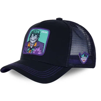 Cappellino trucker nero e viola Joker JKR2 DC Comics di Capslab