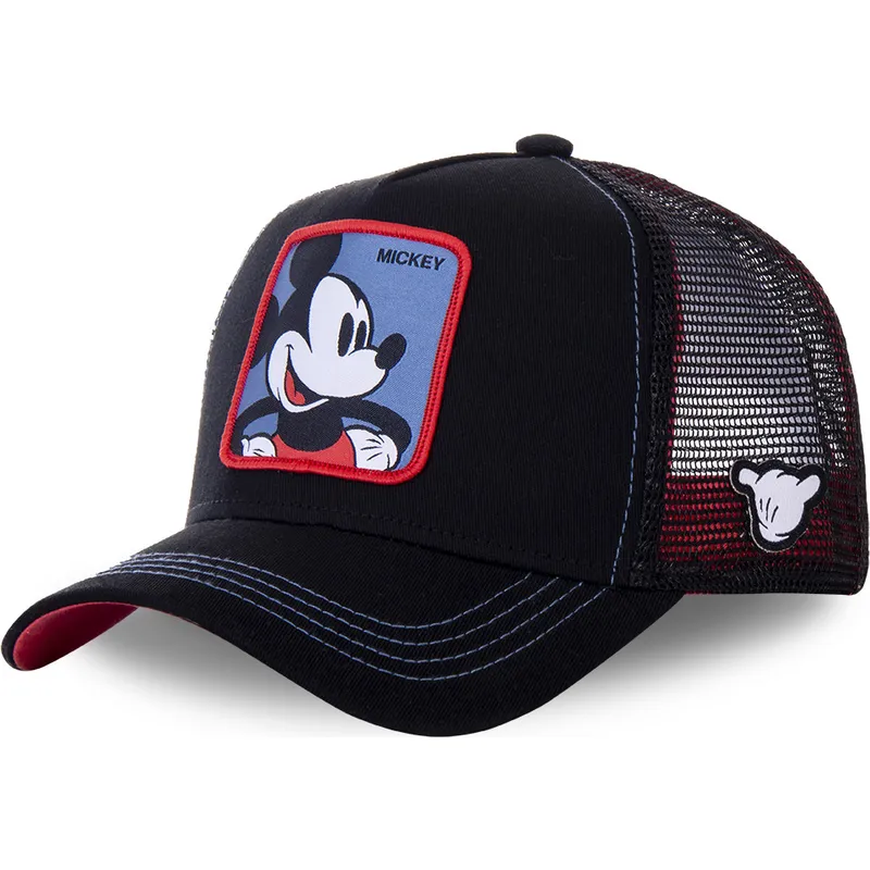 mutzen-gebogen-schwarz-snapback-mickey-mouse-disney-von-capslab mutzen-gebogen-schwarz-snapback-mickey-mouse-disney-von-capslab
