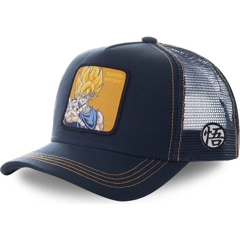 capslab-dragon-ball-son-goku-super-saiyan-say3-marineblaue-trucker-kappe