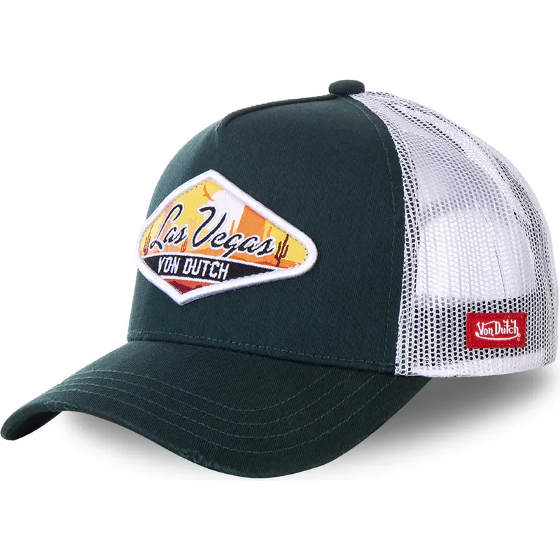 von-dutch-las-vegas-las1-grun-weisse-trucker-kappe