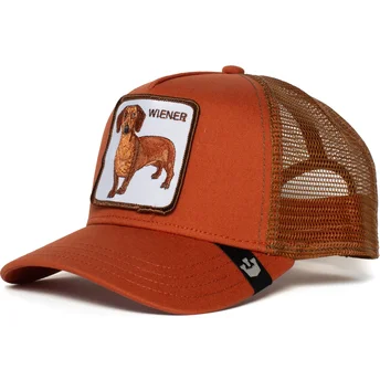 goorin-bros-braune-trucker-kappe-mit-dackel-weiner-dawg