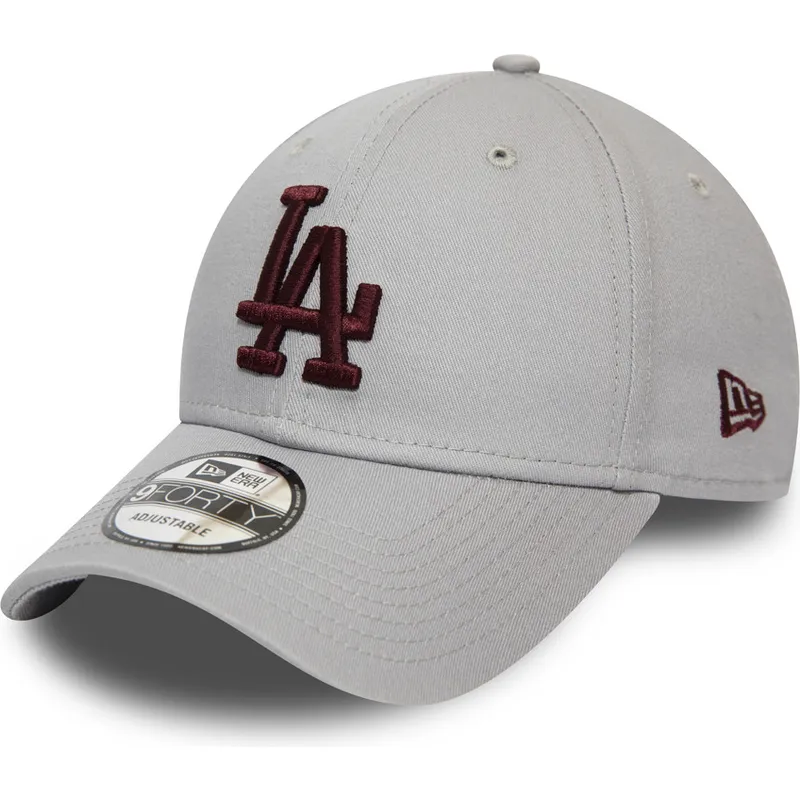 mutzen-gebogen-grau-verstellbares-band-granate-9forty-essential-der-los-angeles-dodgers-mlb-von-new-era mutzen-gebogen-grau-verstellbares-band-granate-9forty-essential-der-los-angeles-dodgers-mlb-von-new-era