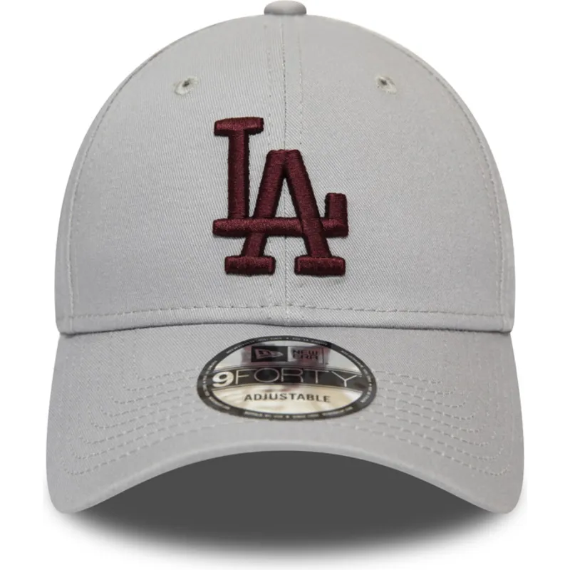 mutzen-gebogen-grau-verstellbares-band-granate-9forty-essential-der-los-angeles-dodgers-mlb-von-new-era mutzen-gebogen-grau-verstellbares-band-granate-9forty-essential-der-los-angeles-dodgers-mlb-von-new-era