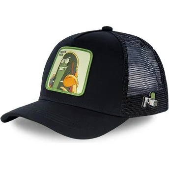 cappellino-trucker-nero-pickle-rick-ckl2-rick-e-morty-di-capslab