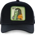 cappellino-trucker-nero-pickle-rick-ckl2-rick-e-morty-di-capslab