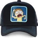 capslab-rick-und-morty-schwarze-morty-mor1-trucker-kappe
