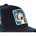 capslab-rick-und-morty-schwarze-morty-mor1-trucker-kappe