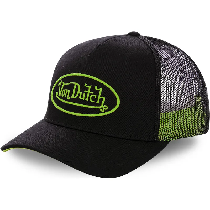 cappellino-trucker-nero-con-logo-verde-neo-gre-di-von-dutch