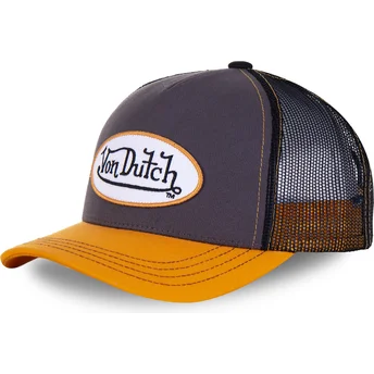 Szara i żółta czapka trucker OGR od Von Dutch
