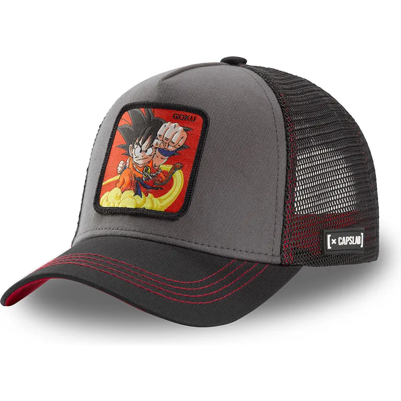 mutzen-gebogen-grau-snapback-son-goku-dragon-ball-von-capslab