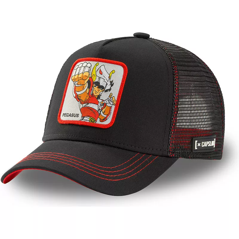 capslab-pegasus-seiya-peg3-saint-seiya-knights-of-the-zodiac-black-trucker-hat