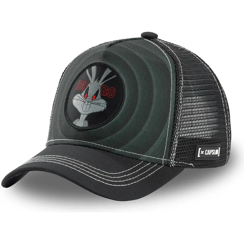 schwarze-trucker-kappe-bugs-bunny-bullseye-color-rings-loo-bug2-looney-tunes-von-capslab