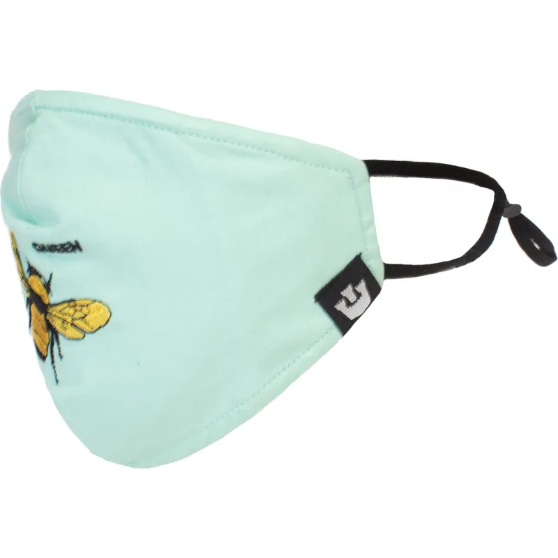 masken-und-schutz-grun-der-mascarilla-reutilizable-verde-menta-abeja-buzzy-bee-the-farm-von-goorin-bros