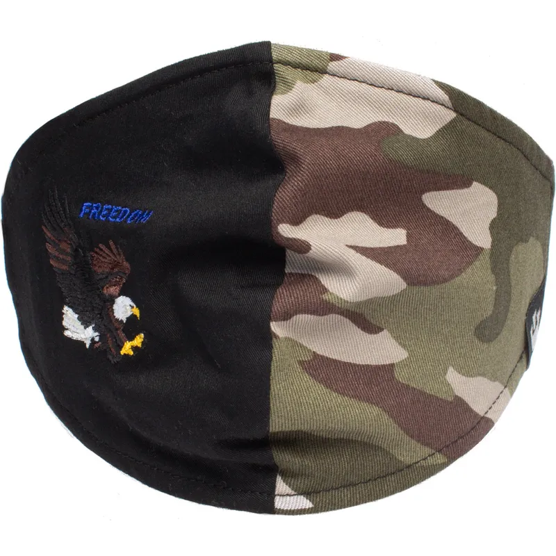 masken-und-schutz-schwarz-der-mascarilla-reutilizable-negra-y-camuflaje-aguila-high-flyer-the-farm-von-goorin-bros masken-und-schutz-schwarz-der-mascarilla-reutilizable-negra-y-camuflaje-aguila-high-flyer-the-farm-von-goorin-bros