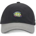 cappellino-curvo-nero-e-grigio-snapback-rey-nikochan-nik1-dr-slump-di-capslab