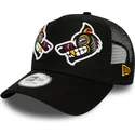 schwarze-trucker-kappe-wolf-tattoo-pack-a-frame-von-new-era