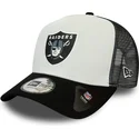 gorra-trucker-blanca-y-negra-team-colour-block-a-frame-de-las-vegas-raiders-nfl-de-new-era