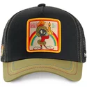 capslab-marvin-the-martian-loo-mar1-looney-tunes-black-and-khaki-trucker-hat