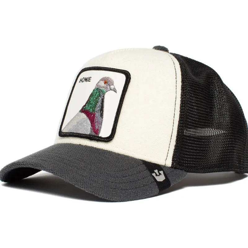 weisse-graue-und-schwarze-trucker-kappe-paloma-homie-pigeon-von-goorin-bros