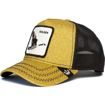 goorin-bros-golden-egg-gans-gold-und-schwarz-trucker-cap