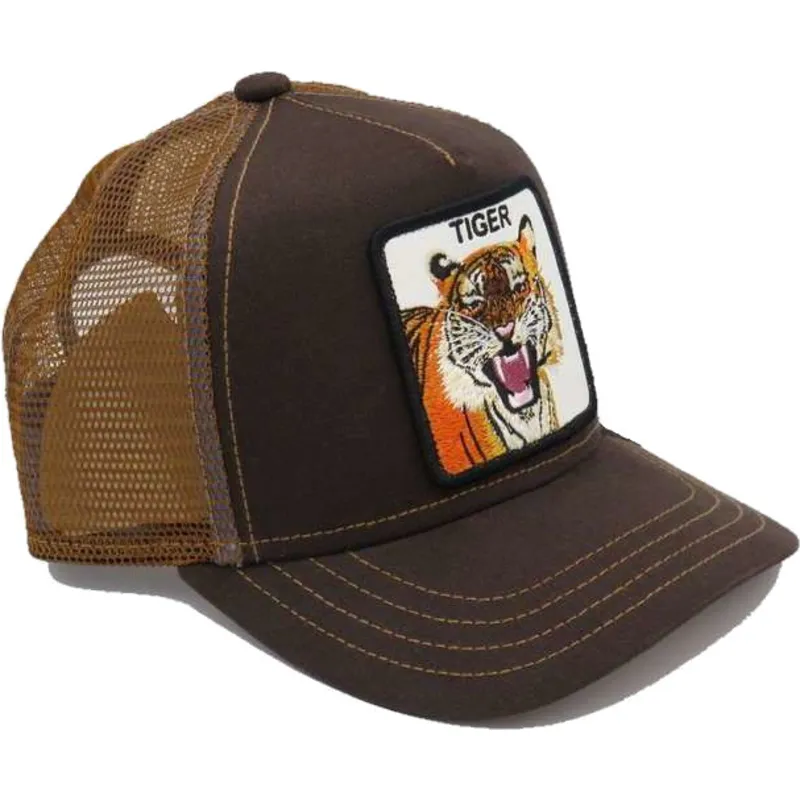 gorra-trucker-marron-para-nino-tigre-little-tiger-de-goorin-bros